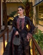 Noor-e-Ishq –Sequin Embroidered 3-Piece Set 🌙✨ - Image 2