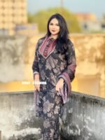 Sequins & Designer Embroidery Three-Piece 🖤 - Image 3