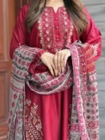 Premium Cotton Embroidered 3PC 💖 - Image 3