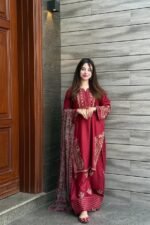 Premium Cotton Embroidered 3PC 💖 - Image 4