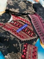 Noor-e-Ishq –Sequin Embroidered 3-Piece Set 🌙✨ - Image 6