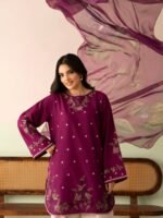 Rhea – Embroidered Ready-to-Wear 3PC Set 💜 - Image 2