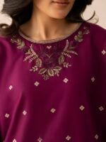 Rhea – Embroidered Ready-to-Wear 3PC Set 💜 - Image 3
