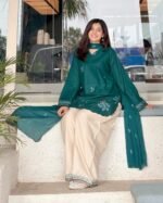 PK Inspired Embroidered Cotton 3PC